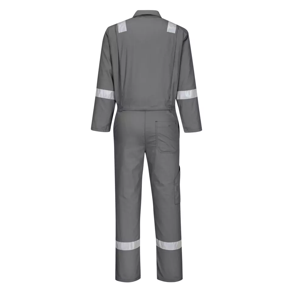 Portwest C814GRR, Iona Cotton Coverall, Grey, image 3, gallery thumbnail