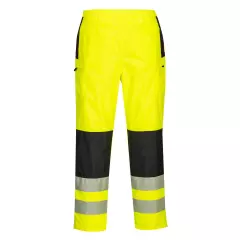 Portwest PW386YBR, PW3 Hi-Vis Women's Rain Trousers, Yellow/Black