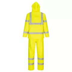 Portwest H448YER, Hi-Vis Packaway Rain Suit, Yellow