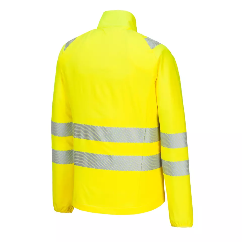 Portwest DX481YBR, DX4 Hi-Vis Lightweight Mid Layer, Yellow/Black, image 3, gallery thumbnail