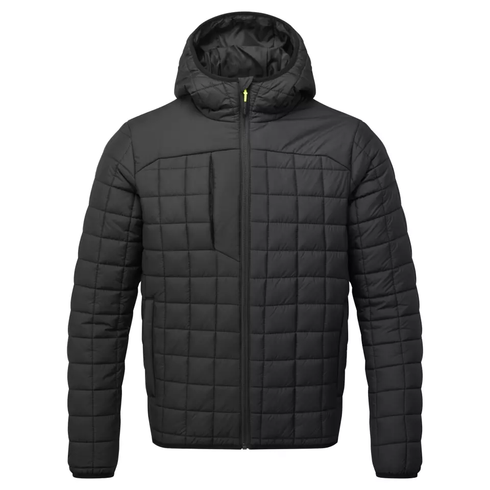 Portwest PW329BKR, PW3 Square Baffle Jacket, Black, image 1, gallery thumbnail