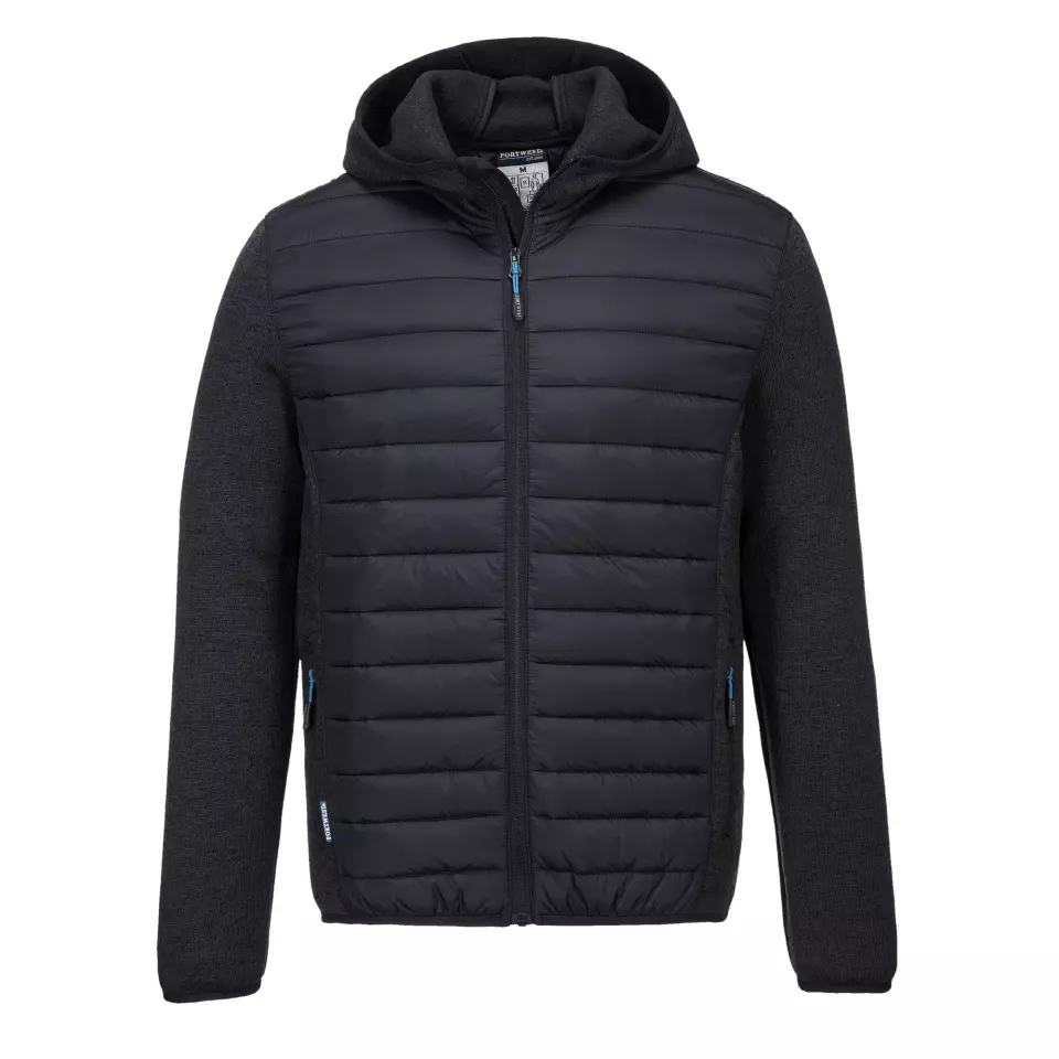 Portwest T832GMR, KX3 Hybrid-Steppjacke, Grau Meliert, image 1, gallery thumbnail