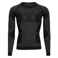 Portwest B173CHA, Dynamic Air Baselayer Top, Charcoal