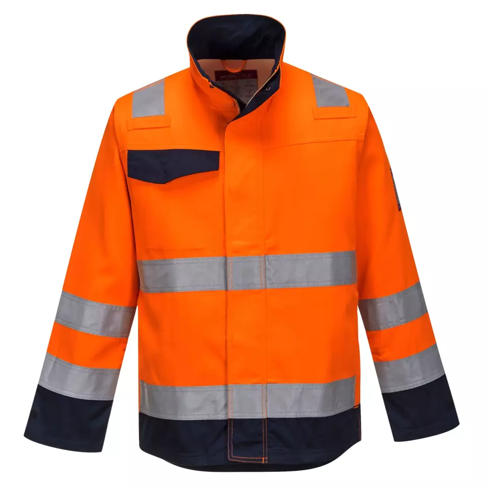 Portwest MV35ONR, Modaflame RIS Orange/Marinblå Jacka, Orange/Marinblå, image 1, gallery thumbnail