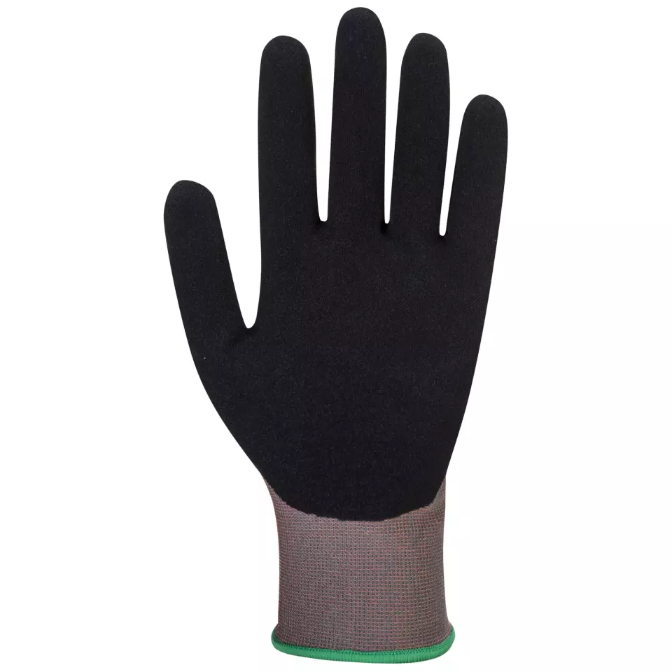 Portwest CT45G8R, CT Cut D18 Nitrile Glove, Grey/Black, image 1, gallery thumbnail