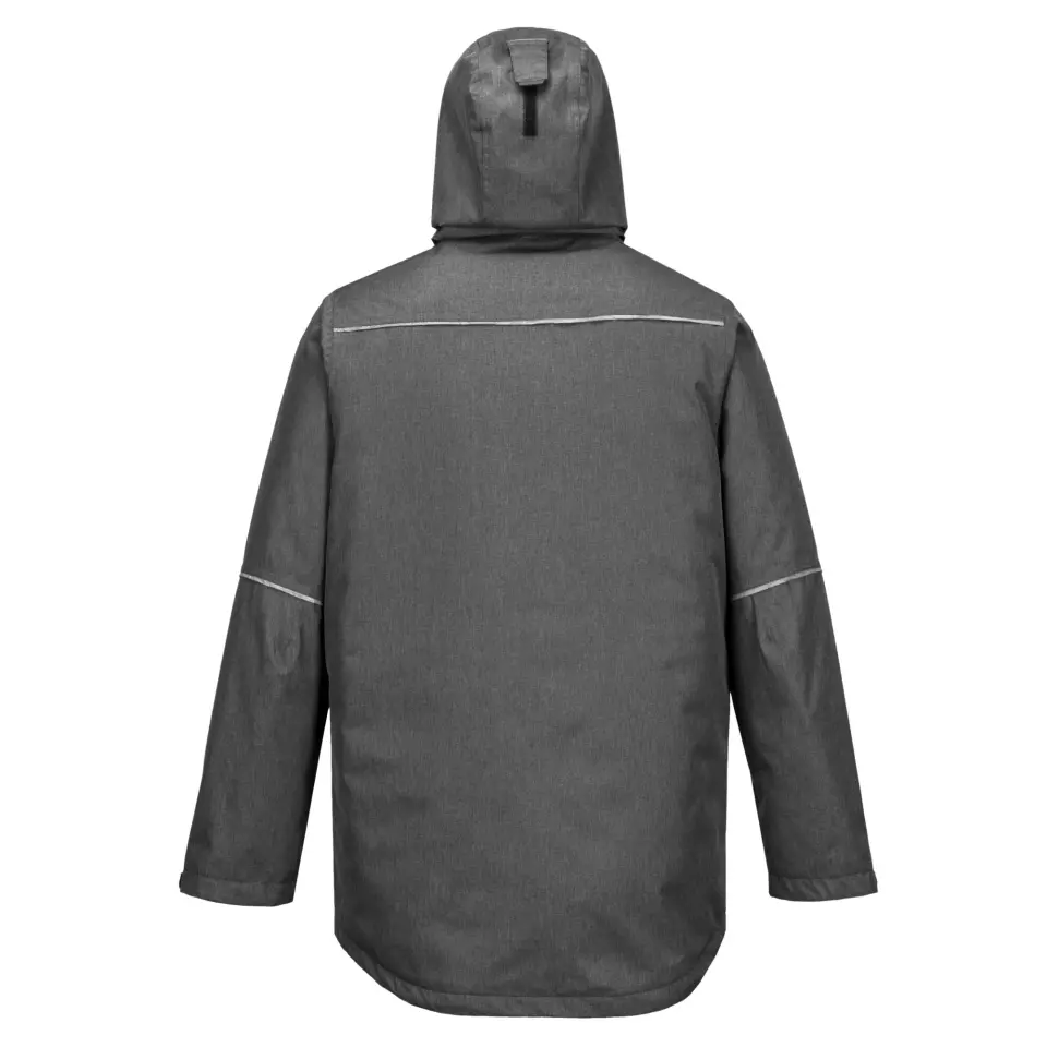 Portwest KX360GMR, KX3 Winter-Parka, Grau Meliert, image 2, gallery thumbnail