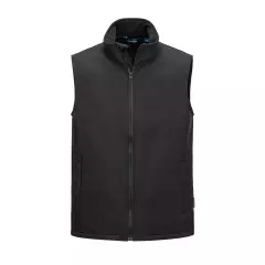 Portwest TK22BKR, Print and Promo Softshell Gilet (2L), Black