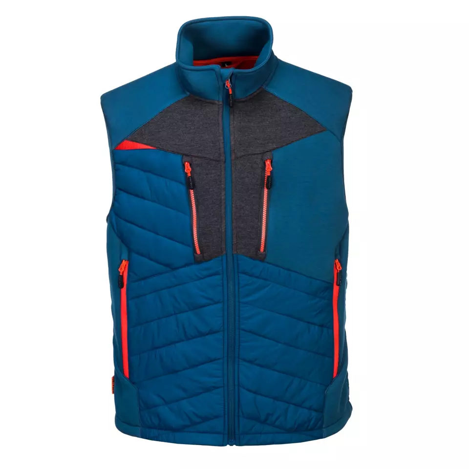 Portwest DX470MBR, DX4 Hybrid Baffle Gilet, Metro Blue, image 1, gallery thumbnail