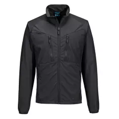 Portwest DX480ABR, DX4 Zip lätt mellanlager, helsvart