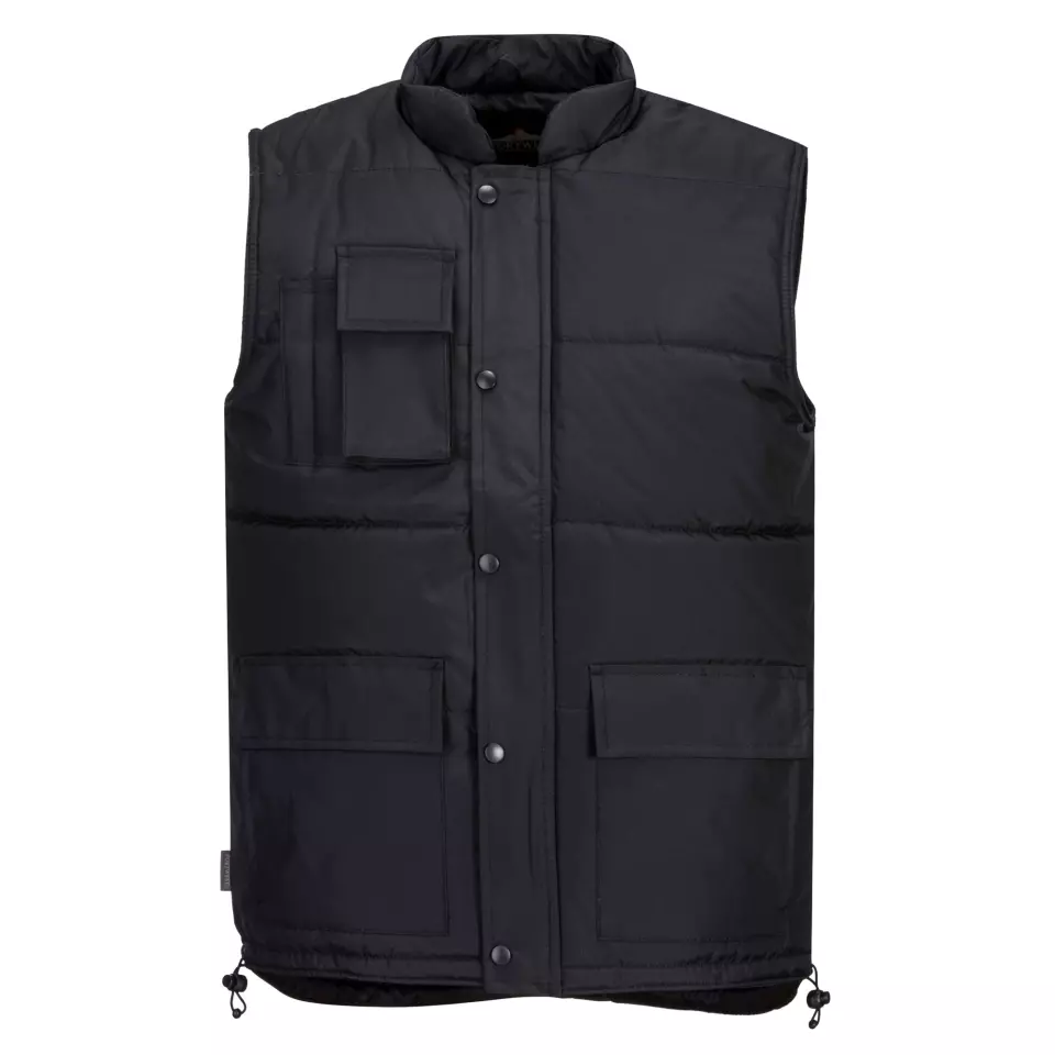 Portwest S415BKR, Classic Bodywarmer, Black, image 1, gallery thumbnail