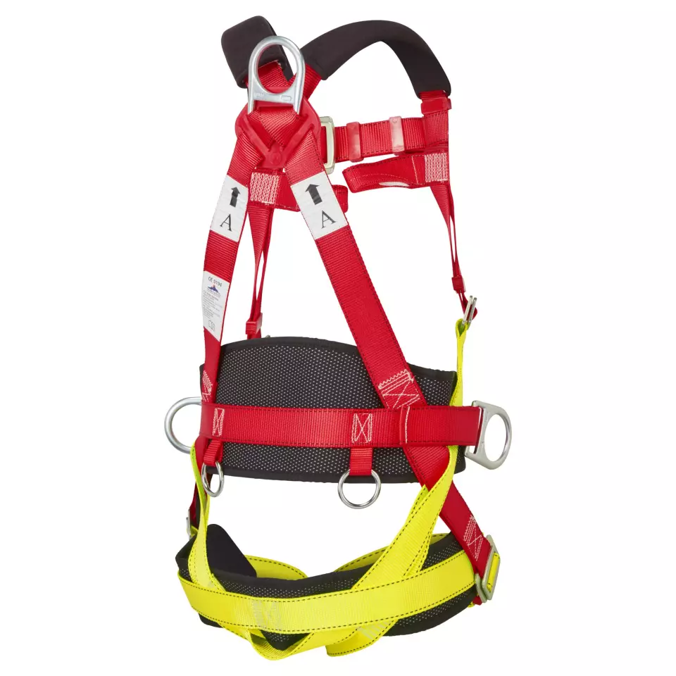 Portwest FP18RER, 3-pistekiinnitys Comfort Plus -valjaat, punainen, image 6, gallery thumbnail