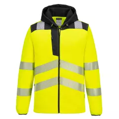 Portwest PW335YBR, Hi-Vis Technical Fleece, Yellow/Black