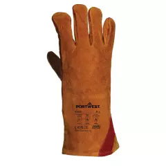 Portwest A530BRR, Reinforced Welding Gauntlet, Brown