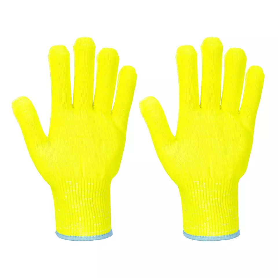 Portwest A688YER, Cut D13 Viz-Tex Liner Glove, Yellow, image 2, gallery thumbnail