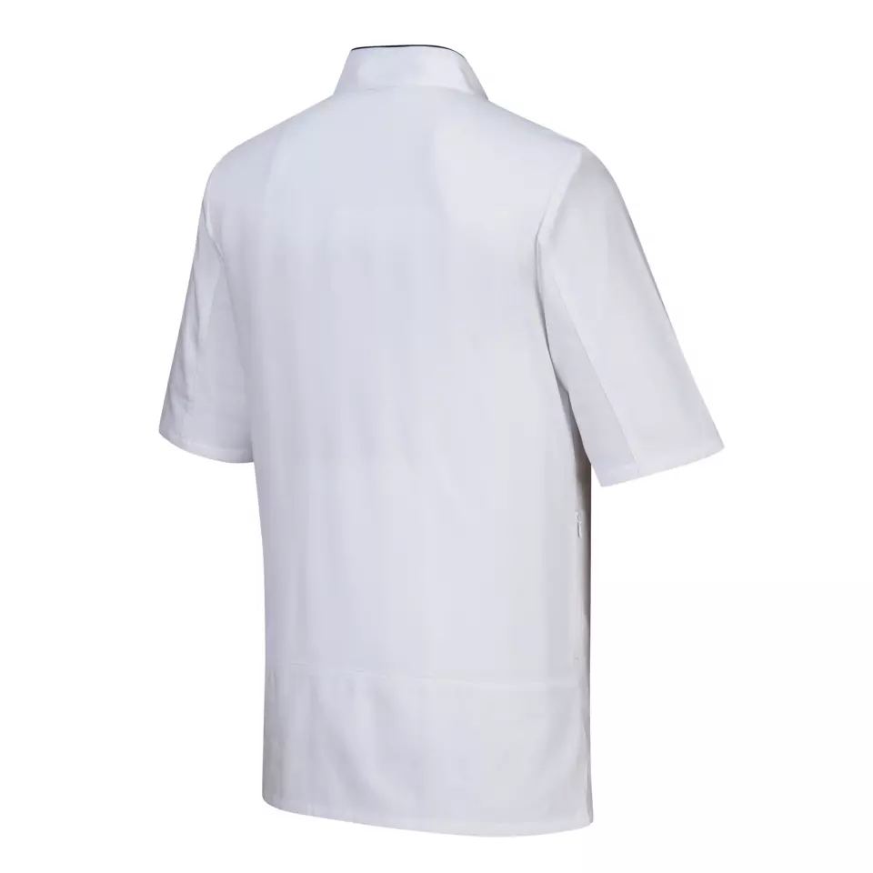 Portwest C735WHR, Chef's MeshAir Pro Surrey Jacket S/S, White, image 4, gallery thumbnail