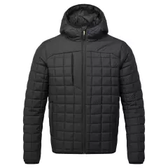 Portwest PW329BKR, PW3 Quadratische Steppjacke, Schwarz