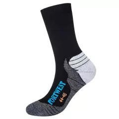 Portwest SK24BKR, Bamboo Hiker Sock, Black