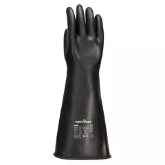 Portwest A802BKR, Schwerer Latex-Gummi-Schutzhandschuh, Schwarz