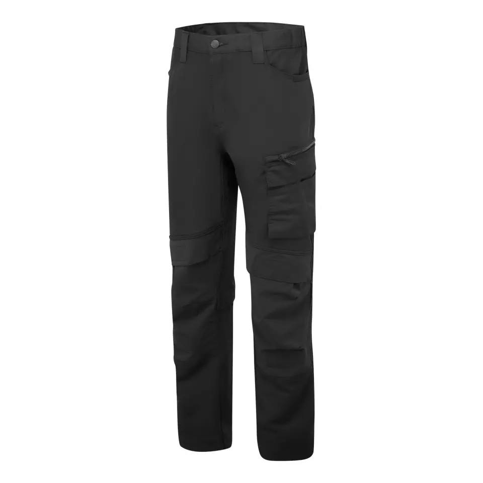 Portwest DX421ABR, DX4 Trade Trousers, All Black, image 5, gallery thumbnail