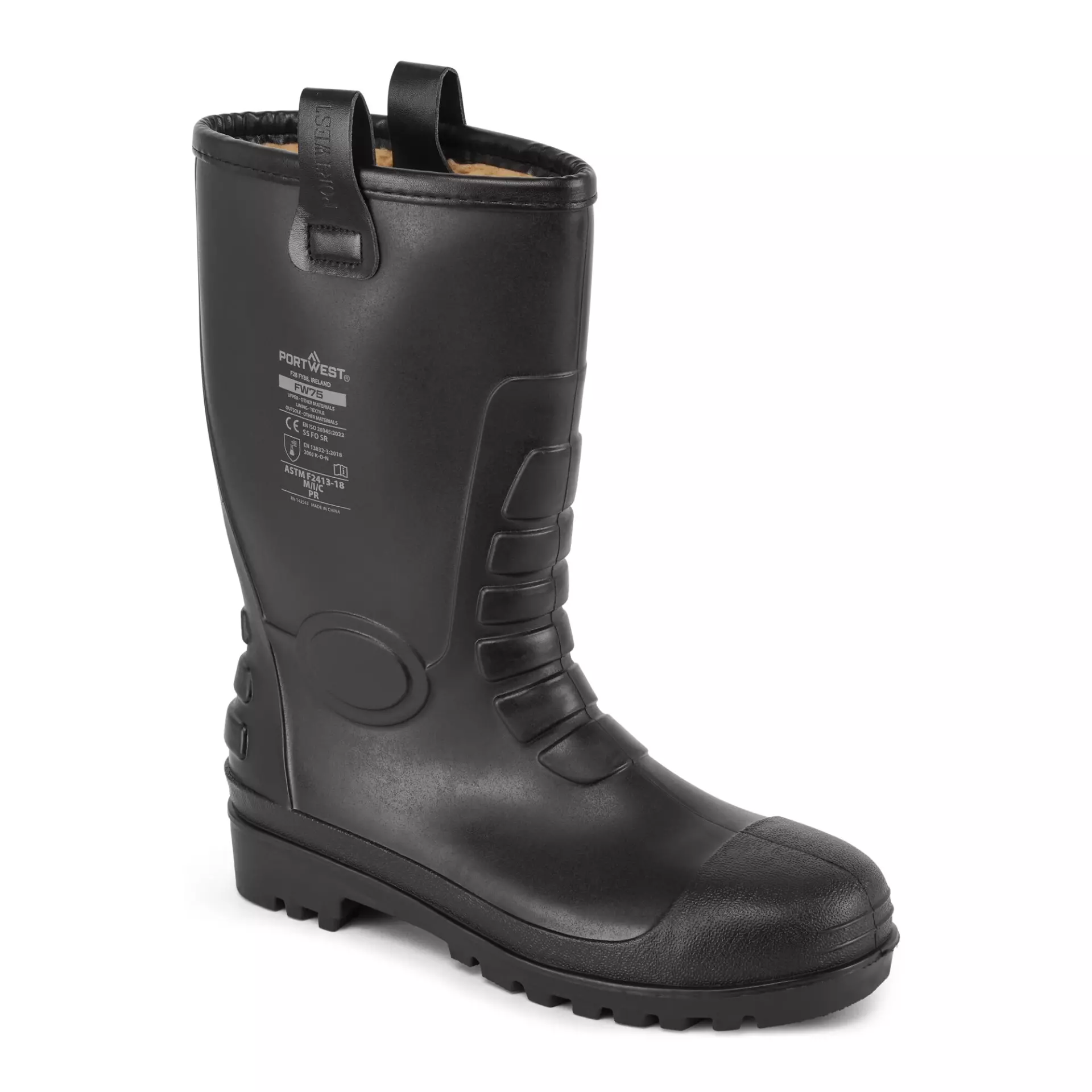 Portwest FW75BKR, Steel PVC Sicherheitsstiefel S5 FO, Schwarz, image 3