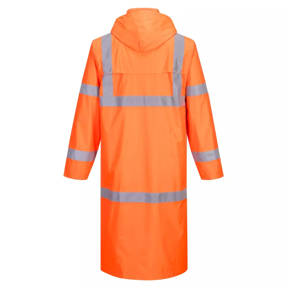 Portwest H445ORR, Warnschutz-Regenmantel 122cm, Orange, image 3, gallery thumbnail