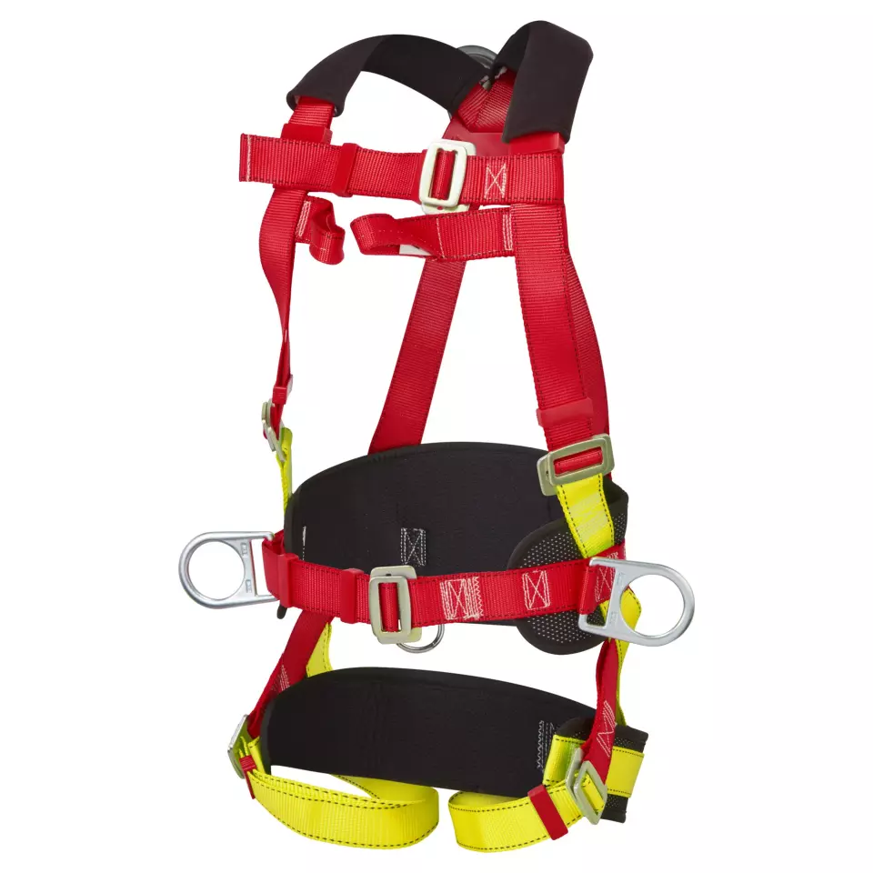 Portwest FP18RER, 3-pistekiinnitys Comfort Plus -valjaat, punainen, image 4, gallery thumbnail