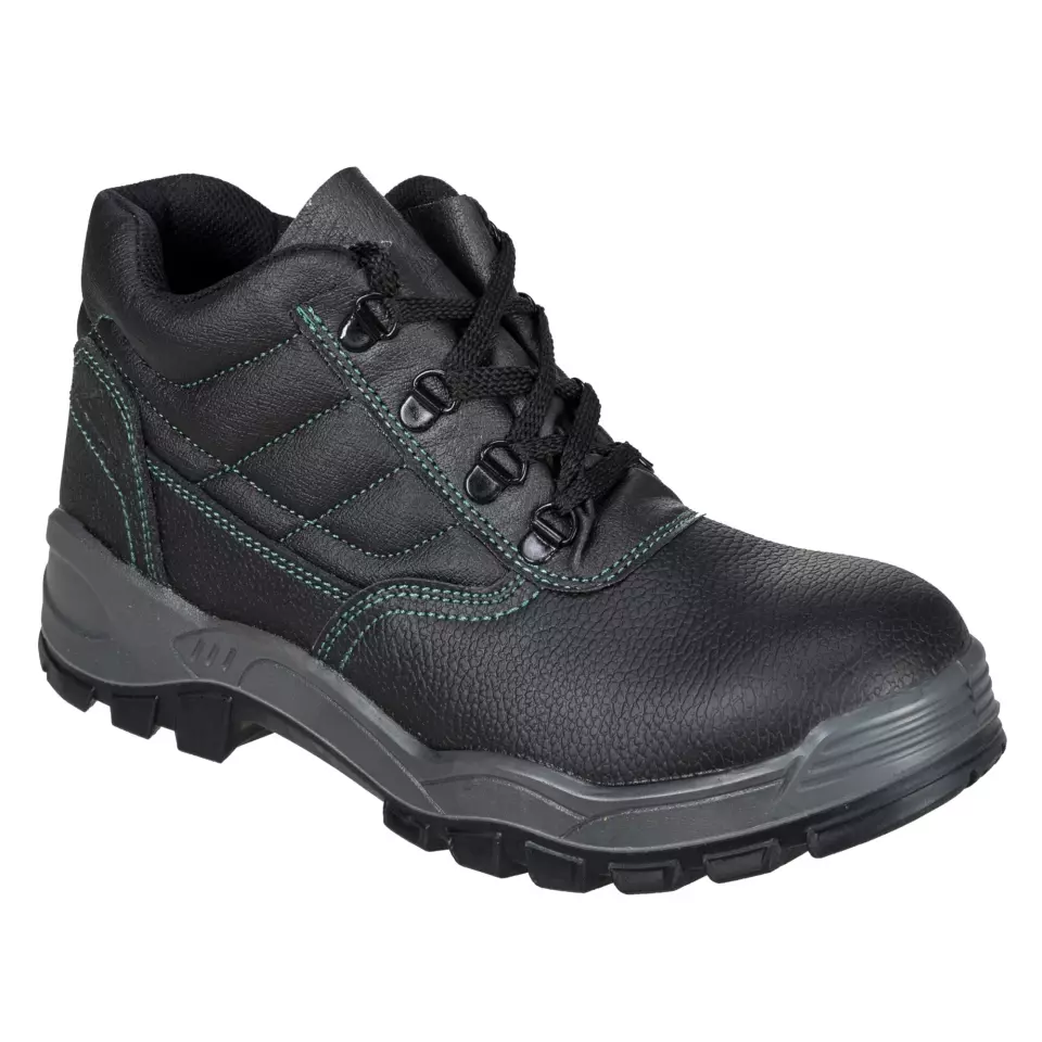 Portwest FW21BKR, Steelite Safety Boot S1, Black, image 1, gallery thumbnail