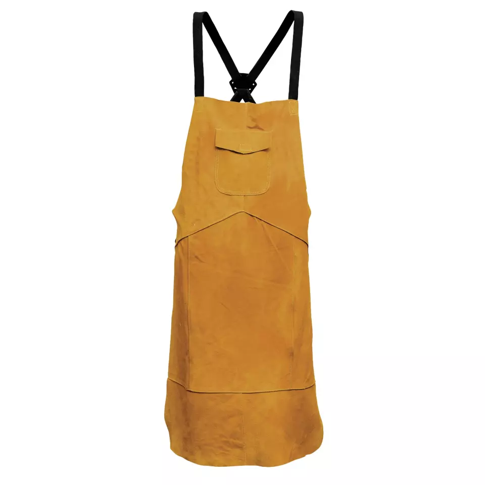 Portwest SW10TAR, FR Leather Welding Apron, Tan, image 1, gallery thumbnail