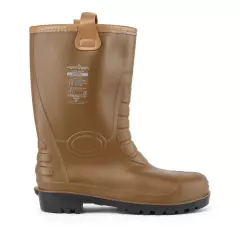 Portwest FW75TAR, Steel PVC Rigger Boot S5 FO, Tan