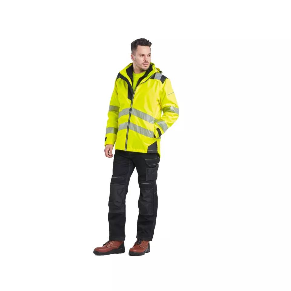Portwest PW365YBR, PW3 Hi-Vis 3-in-1 Jacket, Yellow/Black, image 10, gallery thumbnail