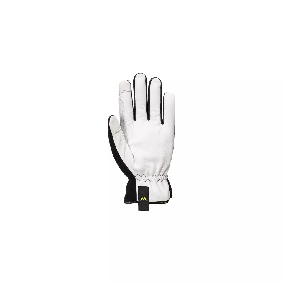 Portwest A775BKR, Stretch Utility Leather Glove, Black, image 2, gallery thumbnail