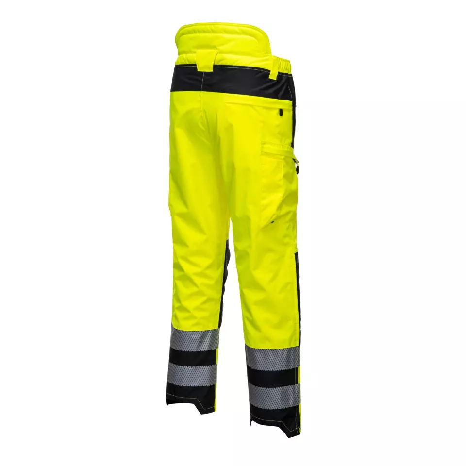 Portwest PW342YBR, PW3 varsel extrema regnbyxor, gul/svart, image 4, gallery thumbnail