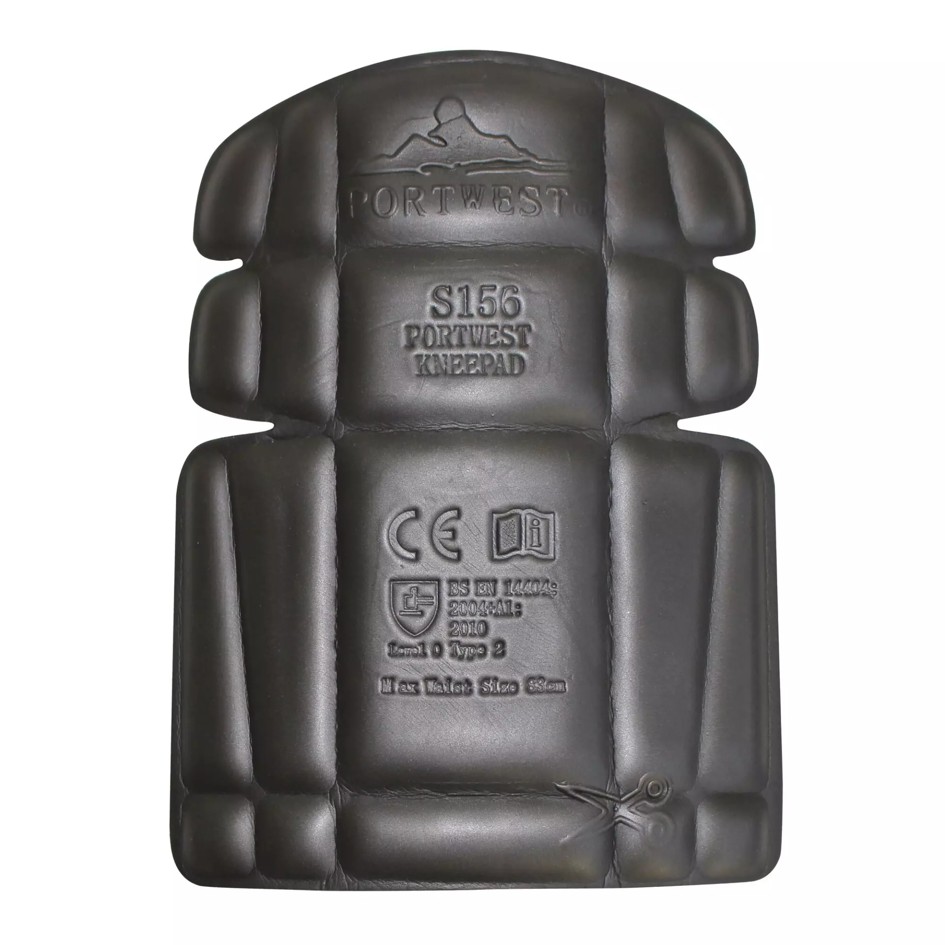 Portwest S156BKR, Knee Pad, Black, image 1