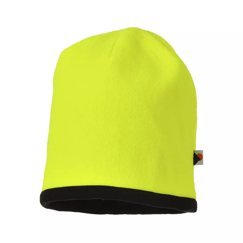 Portwest HA14, Reversible Hi-Vis Beanie Hat, image 2, gallery thumbnail