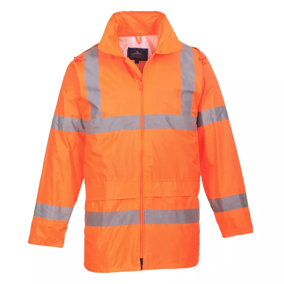 Portwest H440ORR, Hi-Vis Rain Jacket, Orange, image 9, gallery thumbnail
