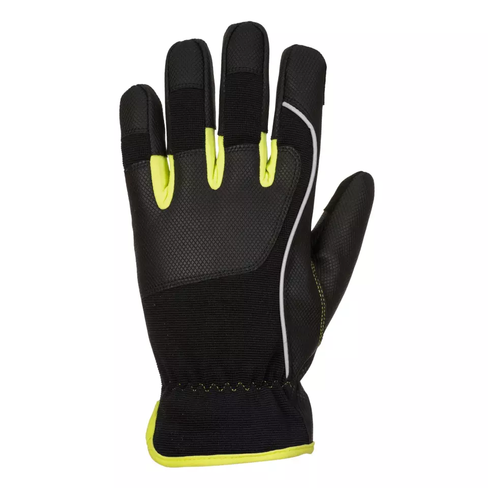 Portwest A771BKY, PW3 Handwerker-Handschuh, Schwarz/Gelb, image 1, gallery thumbnail