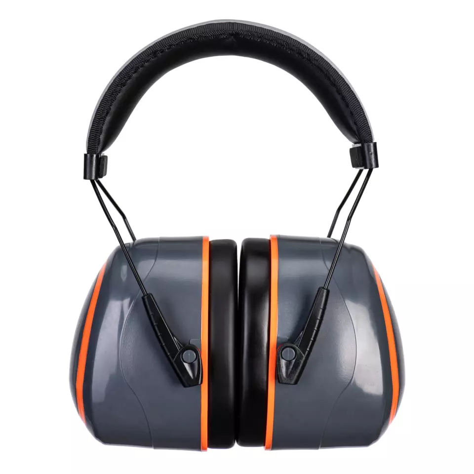 Portwest PS43GRR, HV Extreme Ear Defenders High, Grey, image 1, gallery thumbnail