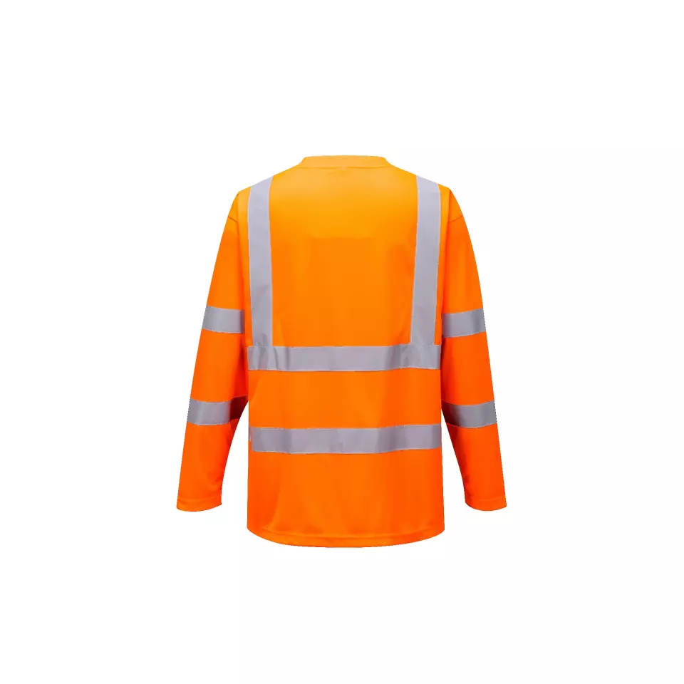 Portwest S178ORR, Hi-Vis T-Shirt L/S, Orange, image 2, gallery thumbnail
