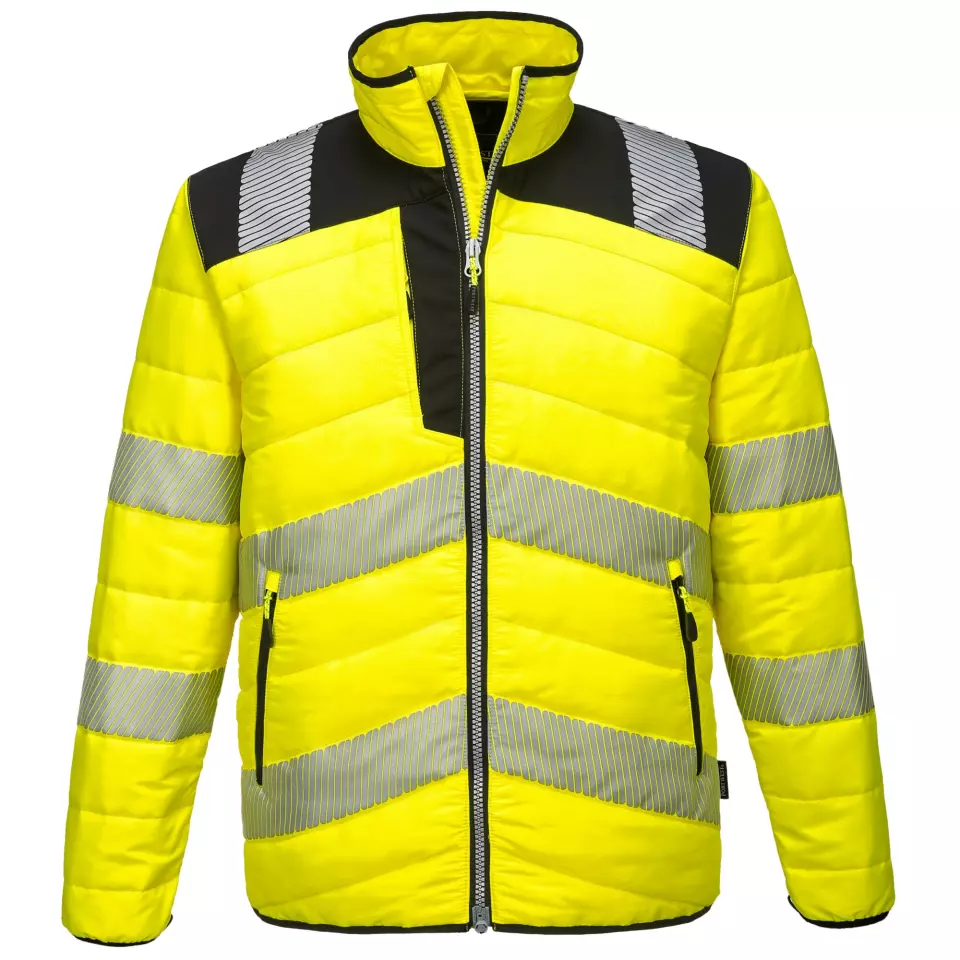 Portwest PW371YBR, PW3 Hi-Vis Steppjacke, Gelb/Schwarz, image 1, gallery thumbnail