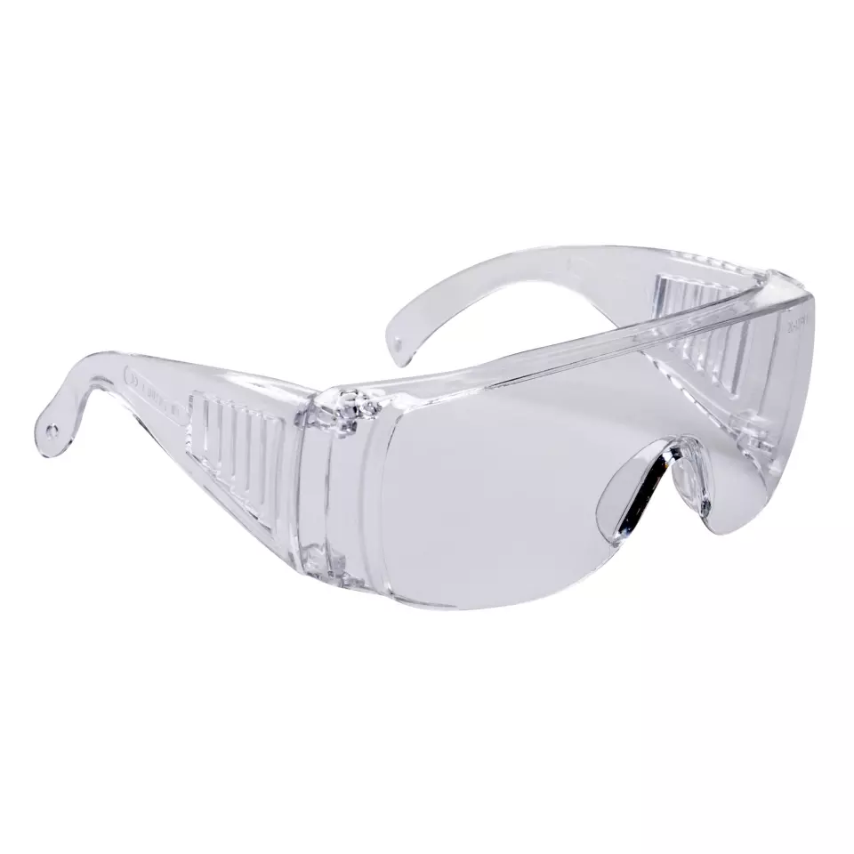 Portwest PW30CLR, Visitor Safety Glasses, Clear, image 1, gallery thumbnail