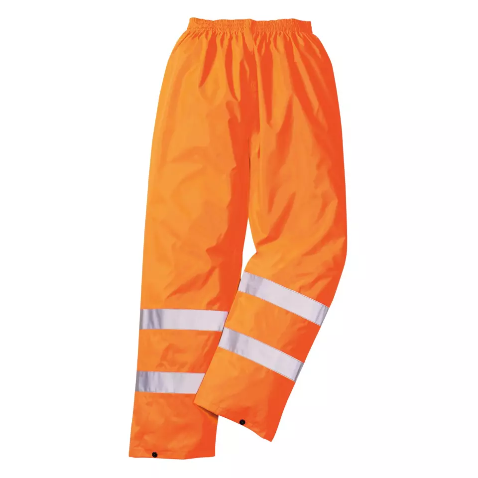 Portwest H441ORR, Hi-Vis Rain Trousers, Orange, image 2, gallery thumbnail