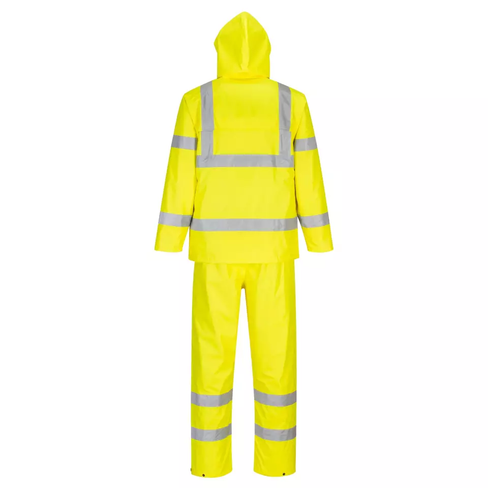 Portwest H448YER, Hi-Vis Packaway Rain Suit, Yellow, image 1, gallery thumbnail