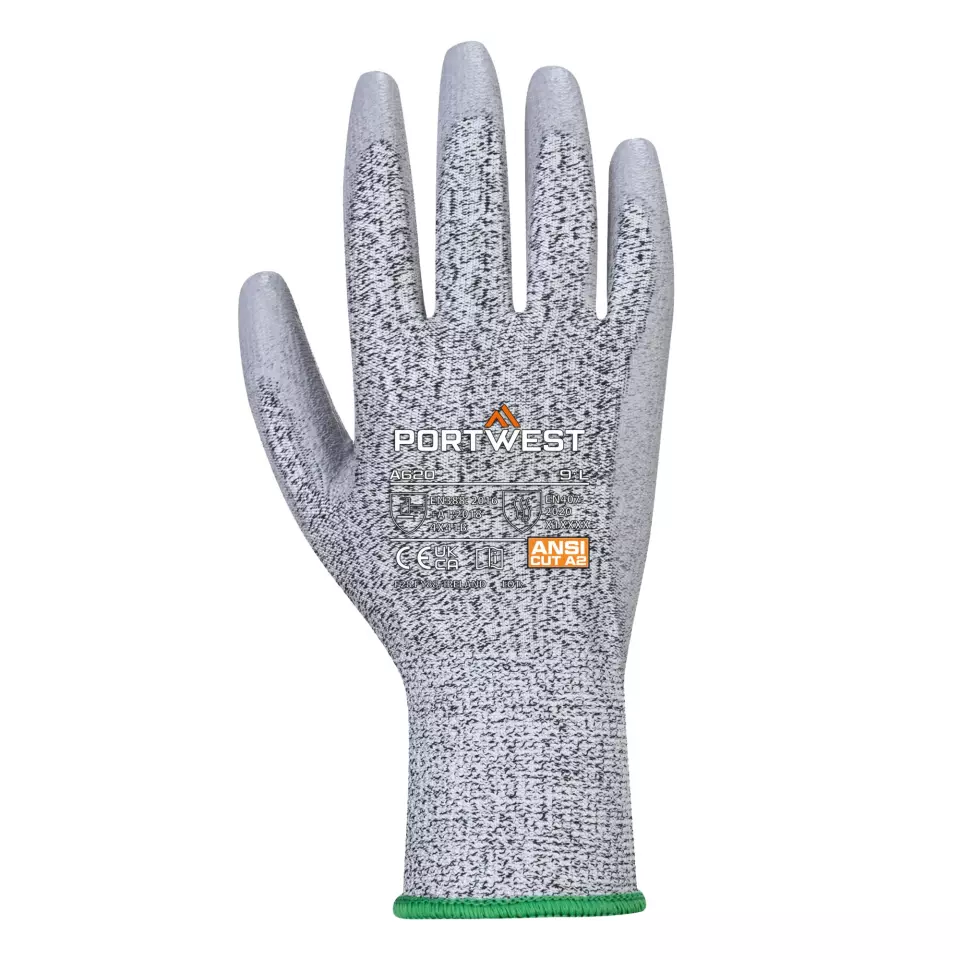 Portwest A620GRR, Cut B13 PU-Handschuh, Grau, image 1, gallery thumbnail