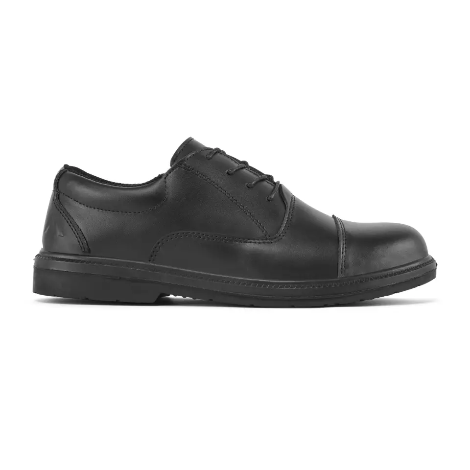 Portwest FD18BKR, Steel Action Leather Executive Shoe S3 SR FO, Black, image 4, gallery thumbnail