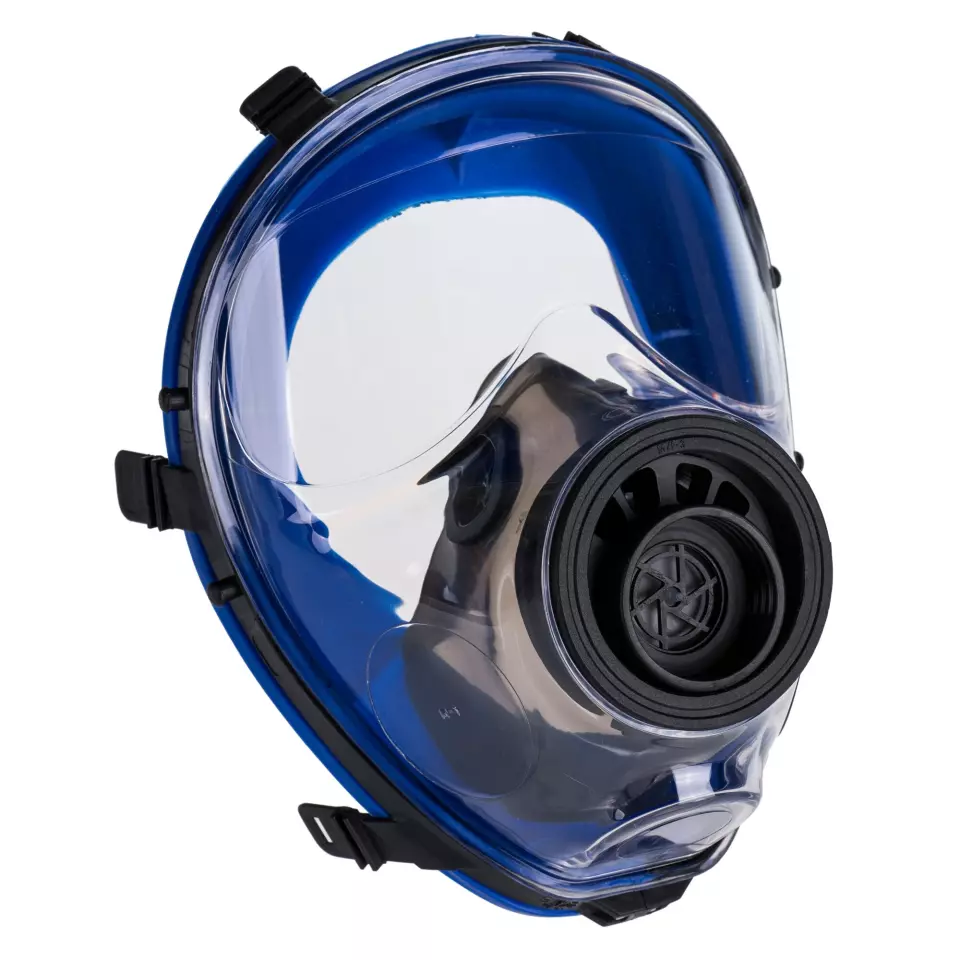 Portwest P516BLU, Helsinki Full Face Mask - Universal Thread, Blue, image 1, gallery thumbnail