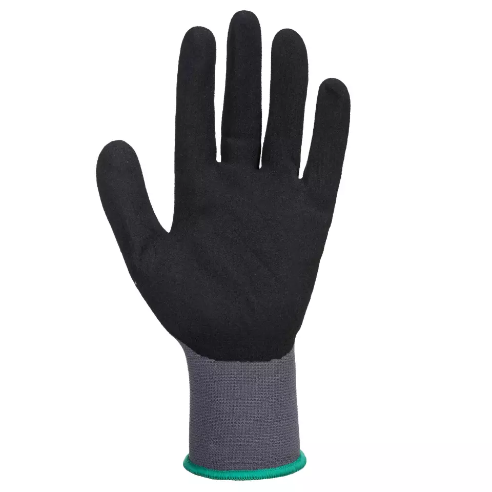Portwest A350BKR, DermiFlex Glove, Black, image 3, gallery thumbnail