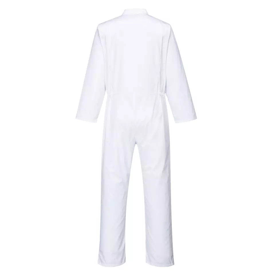 Portwest 2201WHR, Food Industry No Pocket Coverall, White, image 2, gallery thumbnail