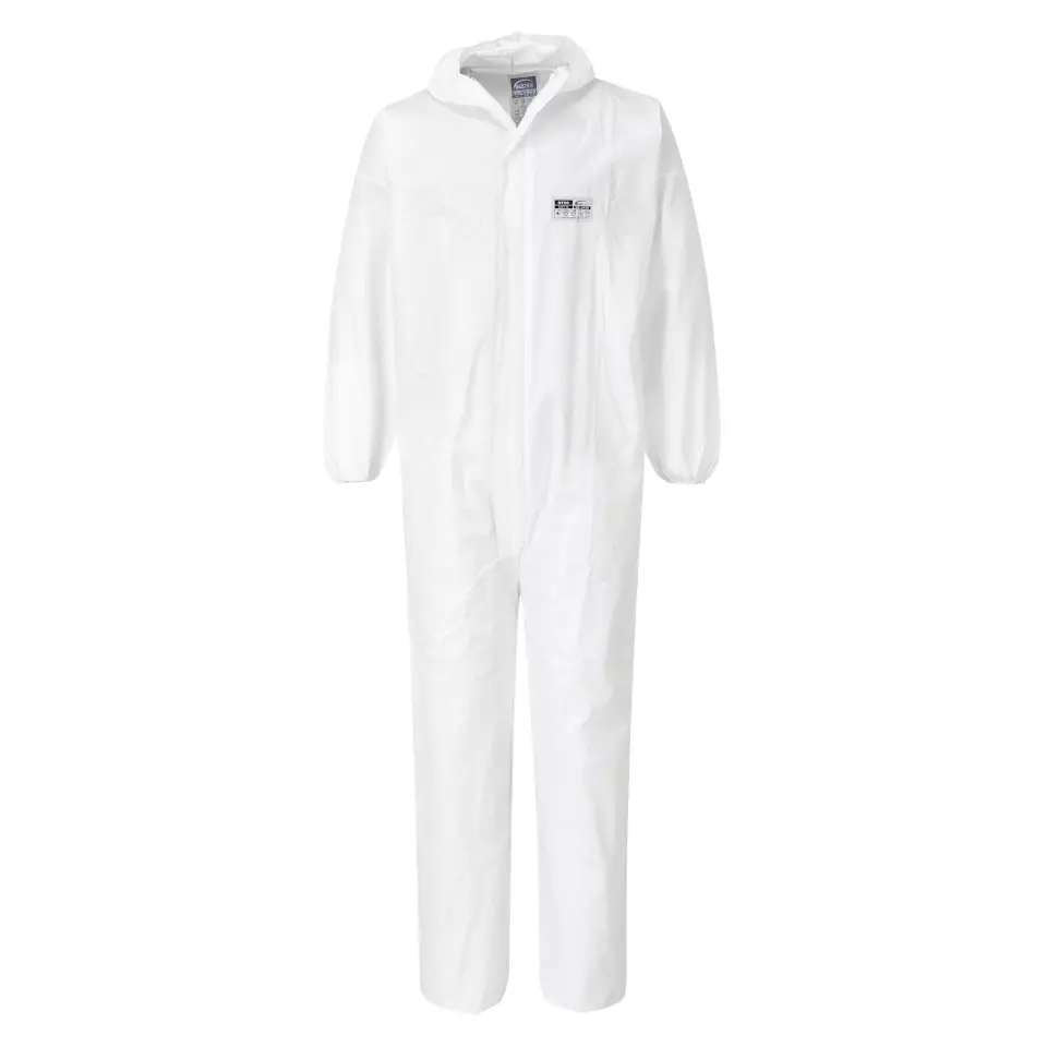 Portwest ST50WHR, BizTex Microcool Coverall Type 5/6, White, image 1, gallery thumbnail