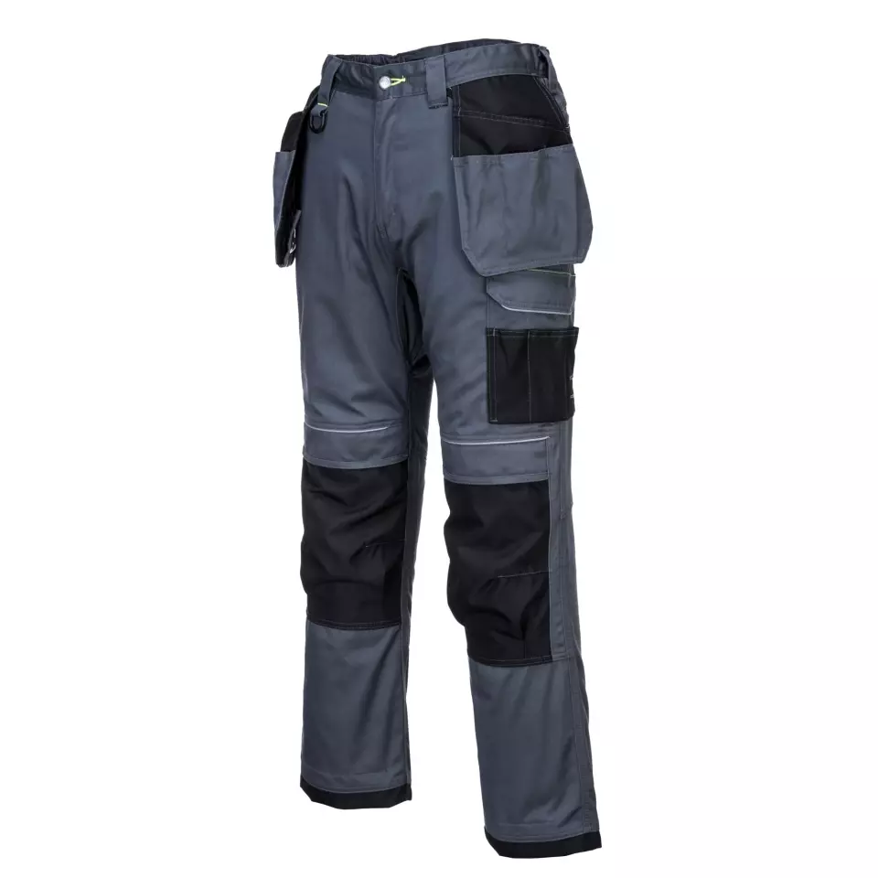 Portwest T602ZBR, PW3 Holster Work Trousers, Zoom Grey/Black, image 7, gallery thumbnail
