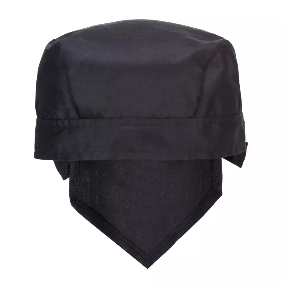 Portwest S903BKR, Chefs Bandana, Black, image 3, gallery thumbnail